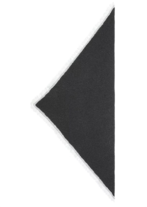 Wool lace triangular scarf Phantom B3020251 Ganni 